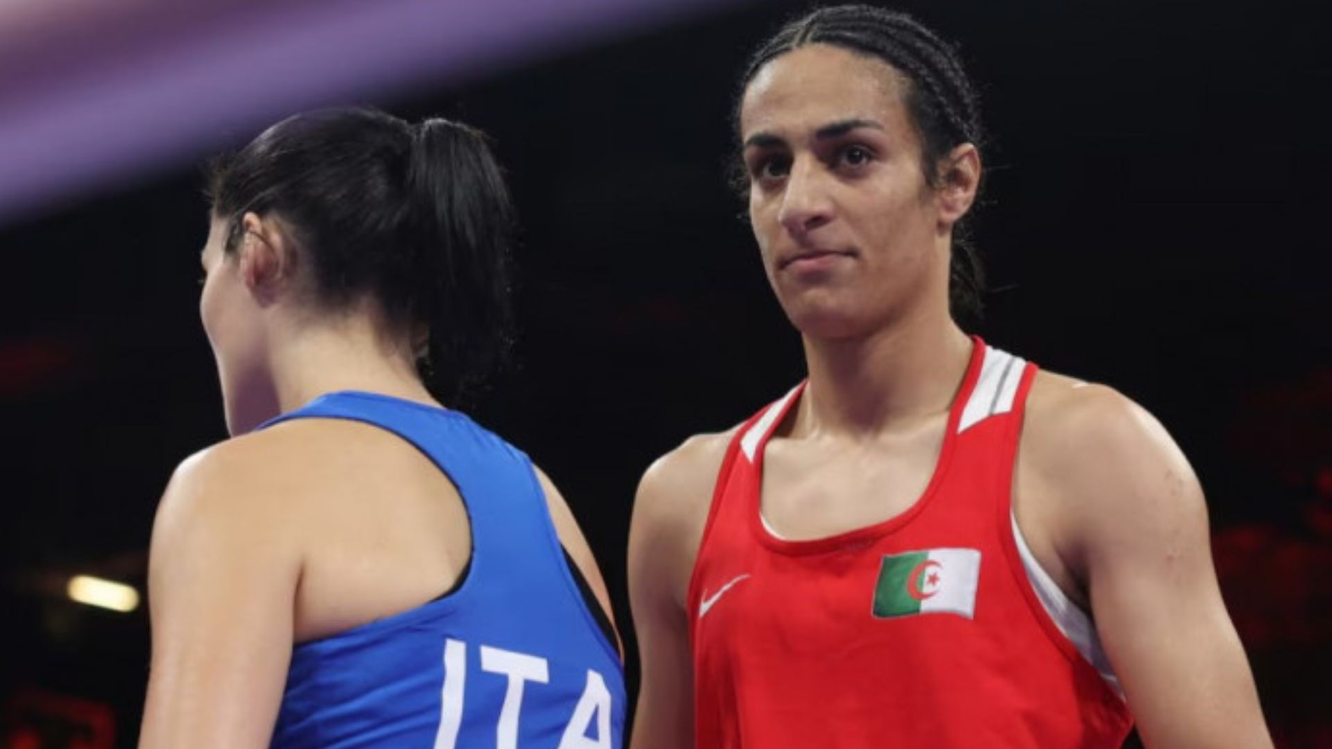 Imane Khalif intersex Olimpiadi pugilato - Puntero